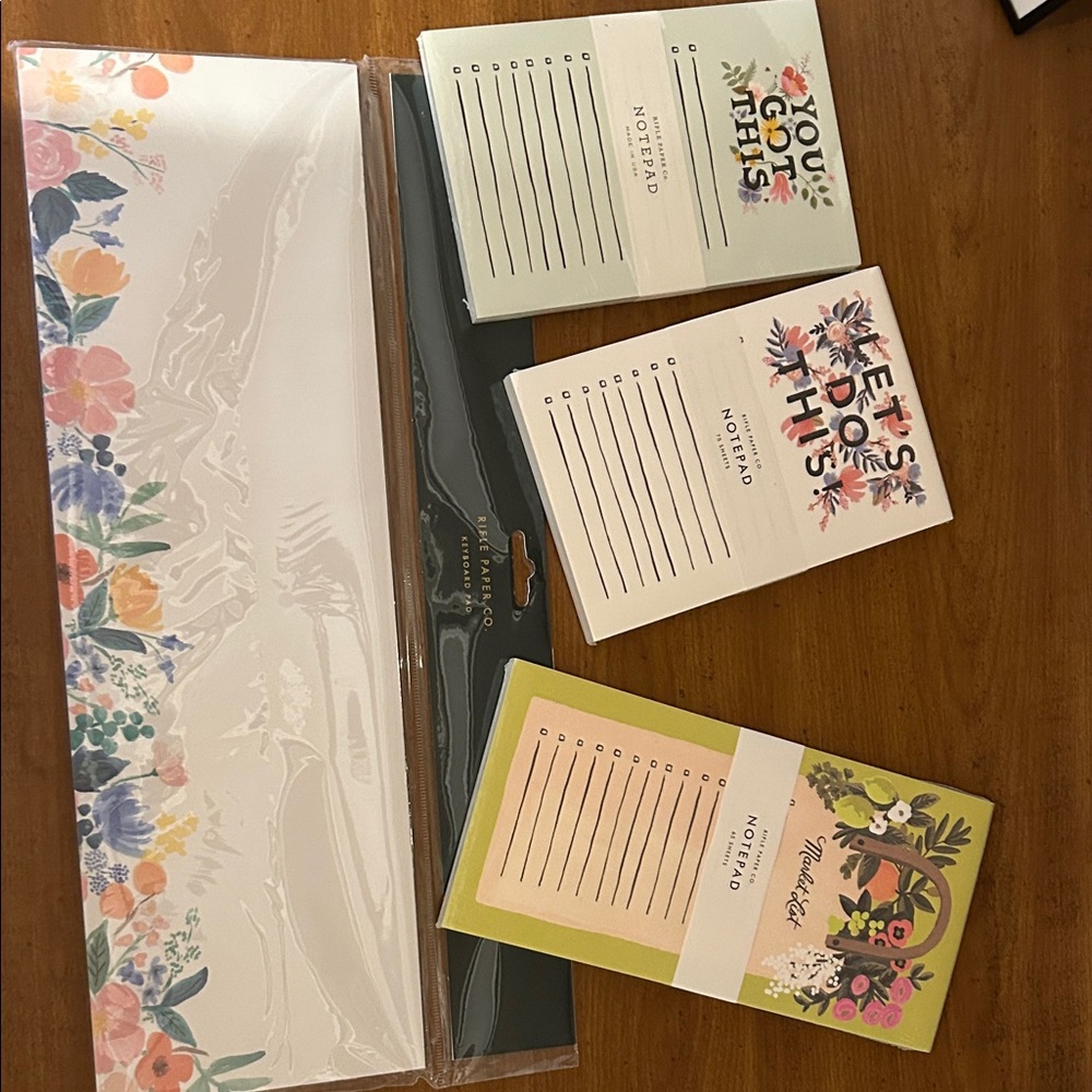Rifle Paper Floral and Botanical Notepad Set